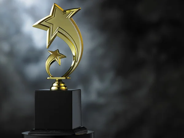 Troféu de forma de estrela — Fotografia de Stock