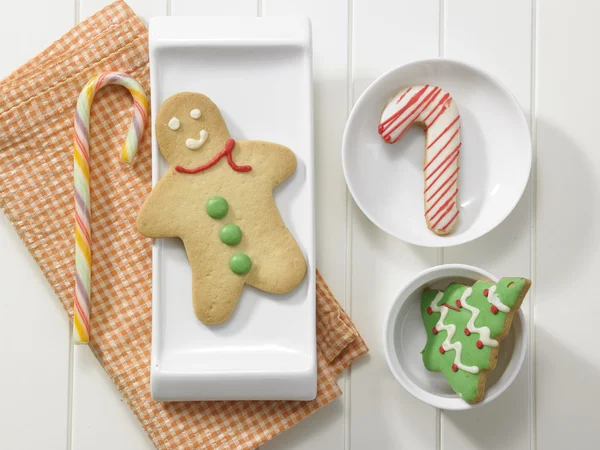 Biscuits de Noël décorés — Photo