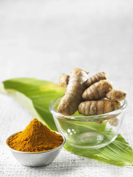 Radice di curcuma piccante — Foto Stock