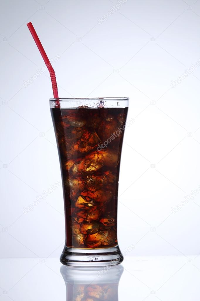 cola drink in a glass