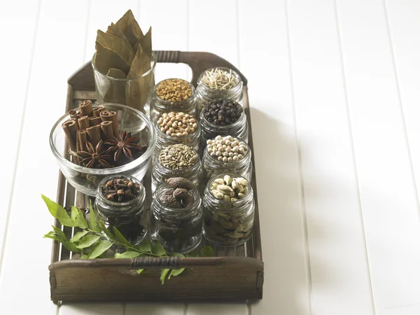 Assorted dry spices — Stock Photo, Image