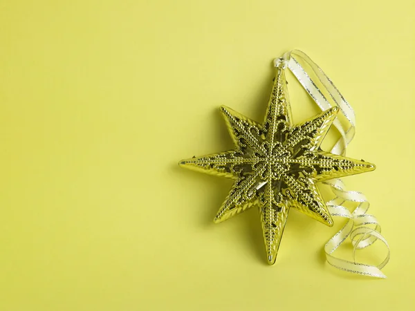 Χριστουγεννιάτικο στολίδι αστέρι — Φωτογραφία Αρχείου