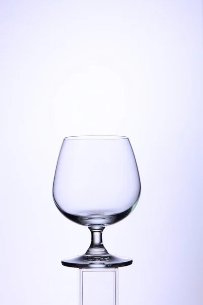 Tom genomskinligt glas — Stockfoto