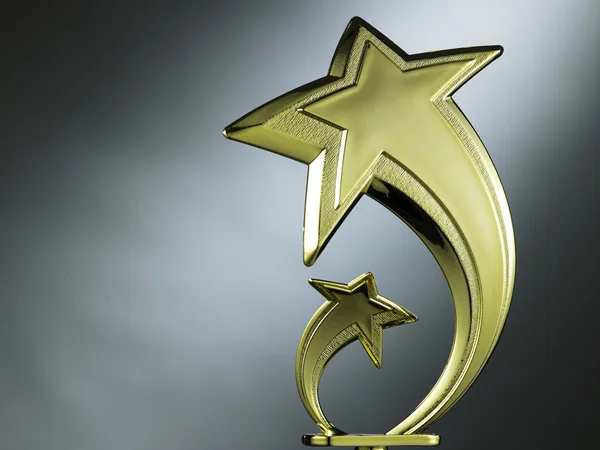 Star shape trophy — Stock Photo, Image