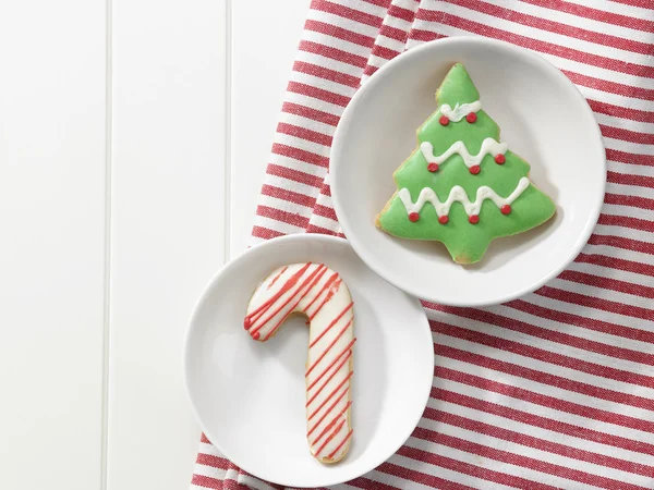 Biscotti di Natale decorati — Foto Stock