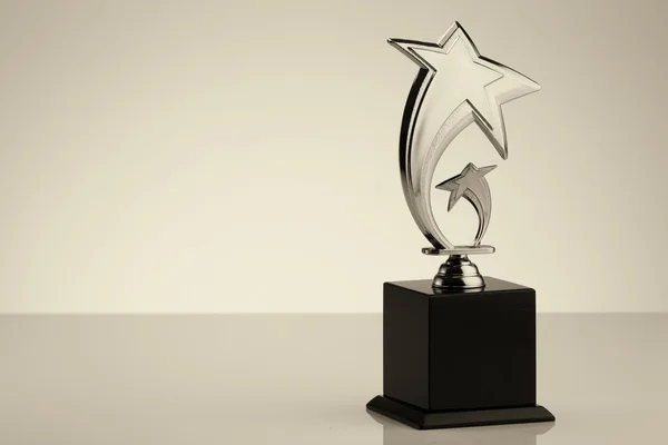 Star shape trophy — Stock Photo, Image