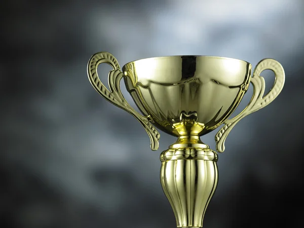 Golden trophy cup — Stock Photo, Image