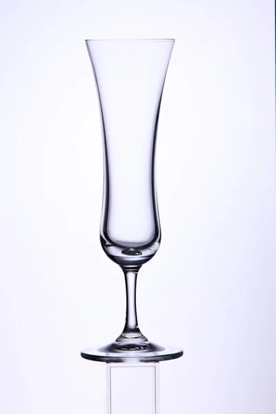 Verre à champagne vide — Photo