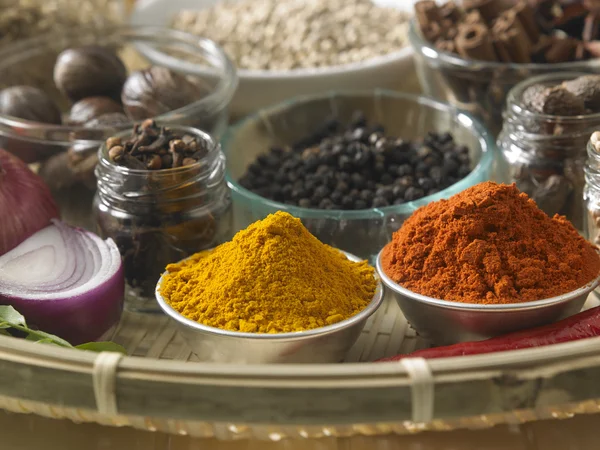 Assorted dry spices — Stock Photo, Image