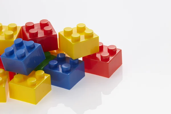 Colorful stacking blocks — Stock Photo, Image