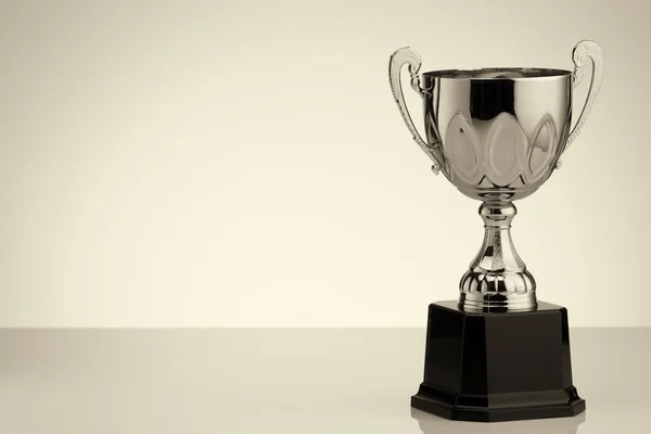 Winner silver trophy — Stock Photo, Image