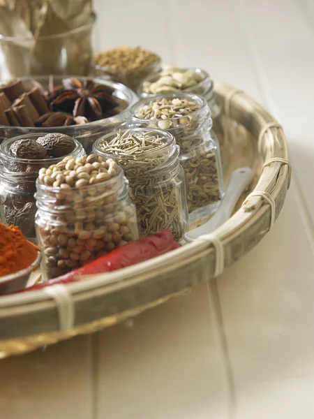 Assorted dry spices — Stock Photo, Image