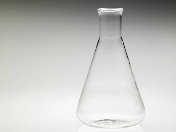 Empty glass flask — Stockfoto