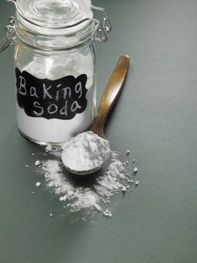 white baking soda clipart