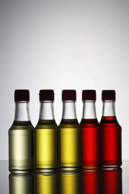 Çeşitli bitkisel yağ