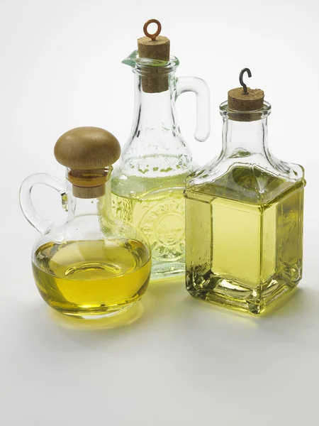Diferentes óleos de cozinha — Fotografia de Stock