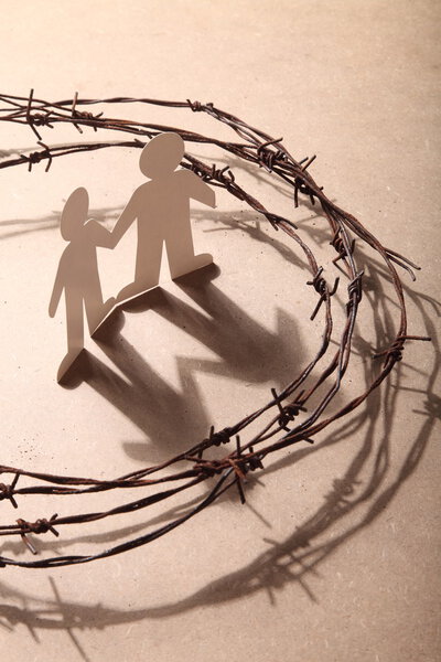 Human rights in danger concept