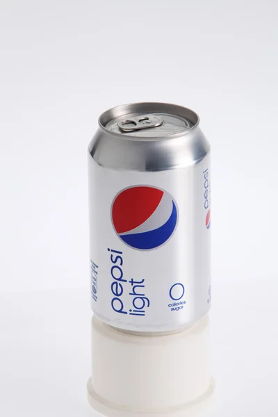Pepsi luce lattina — Foto Stock