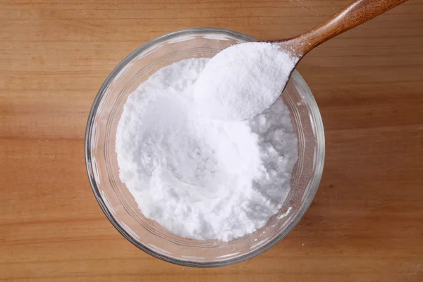 White baking soda — Stock Photo, Image