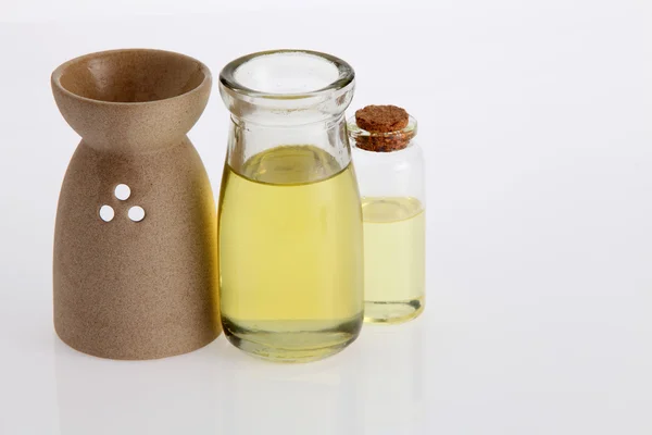 Ароматерапия масла в бутылках — стоковое фото