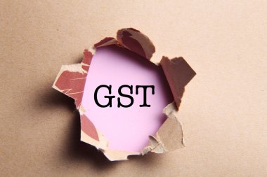 Gst yazıt ile yırtık kağıt