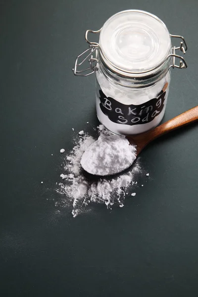 Bicarbonat de sodiu alb — Fotografie, imagine de stoc