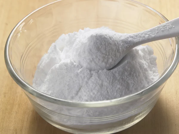 Witte baking soda — Stockfoto