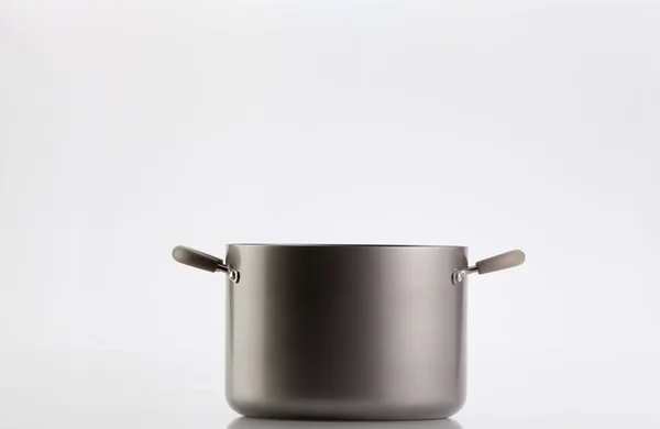 Black cooking pot — Stock Photo, Image