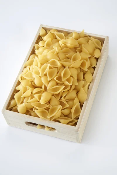 Macarrão conchiglie rigate — Fotografia de Stock