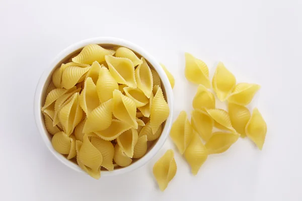 Conchiglie rigate pasta — Stock Photo, Image