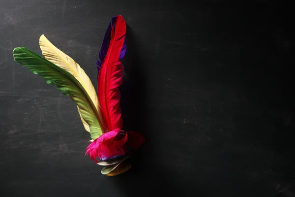 Plumas de colores chatek —  Fotos de Stock