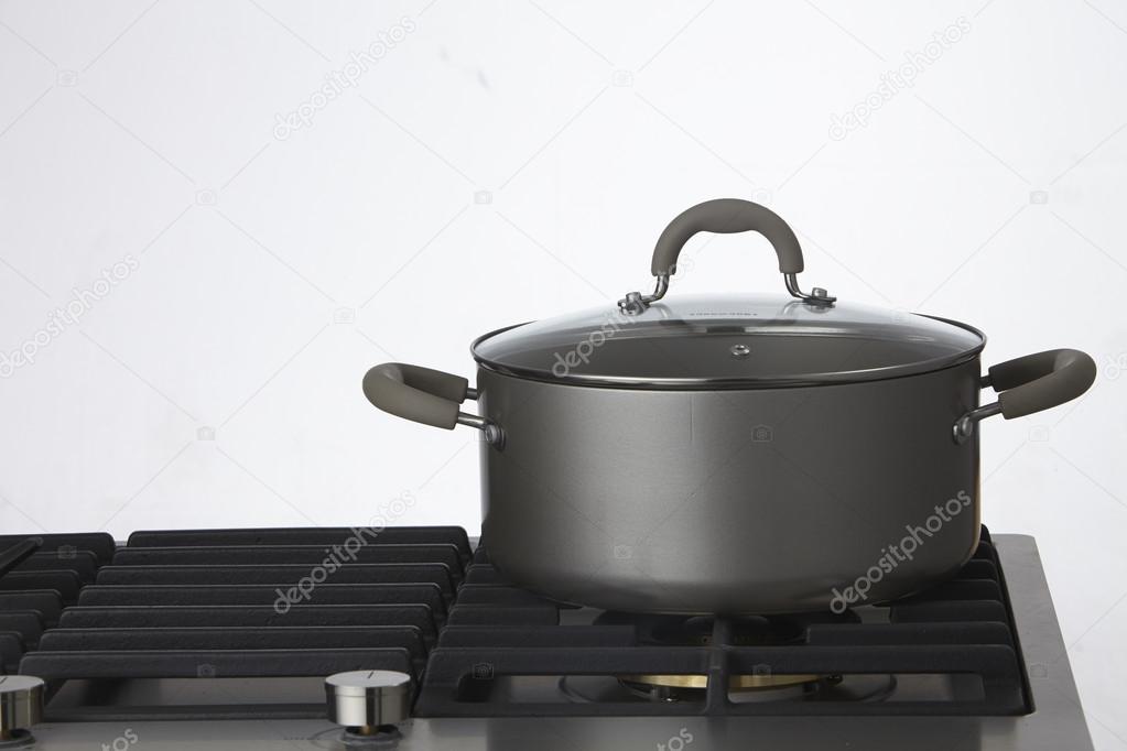 Pot On The Stove Stock Photo, Picture and Royalty Free Image. Image  94838759.