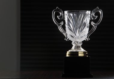Cam trophy yakın çekim