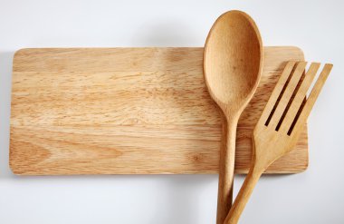 tahta spatula ve kaşık