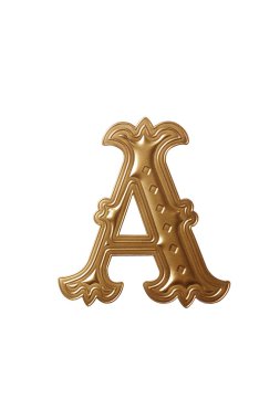 Altın alfabesi mektubu bir