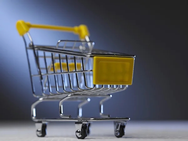 Close up of the shopping cart — Stock Photo, Image