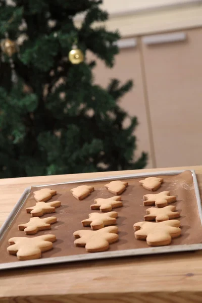 Plain gingerbread man — Stock Photo, Image