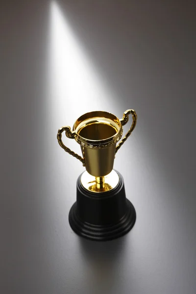 Gold goblet on background — Stock Photo, Image