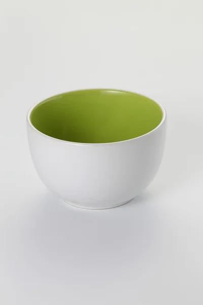 Ciotola in ceramica bianca — Foto Stock