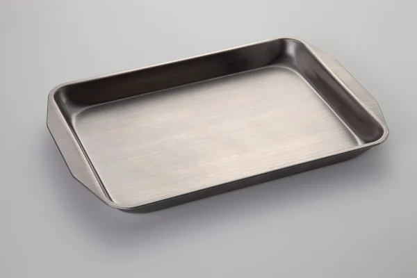 Aluminium baking tray — Stock Photo, Image