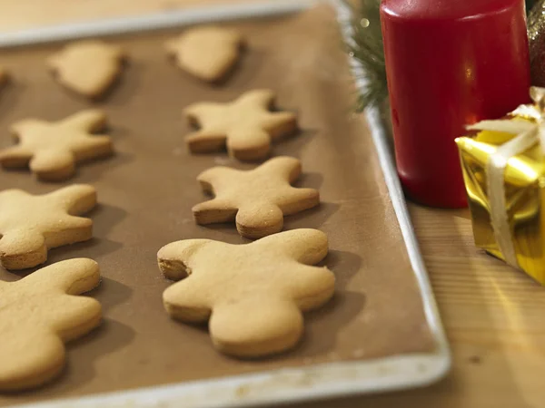 Plain gingerbread man — Stock Photo, Image