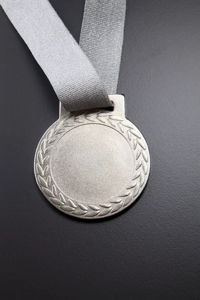 Médaille d'argent en gros plan — Photo