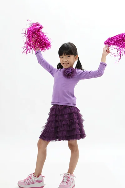 Menina chinesa cheerleader — Fotografia de Stock