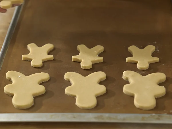 Plain gingerbread man — Stock Photo, Image