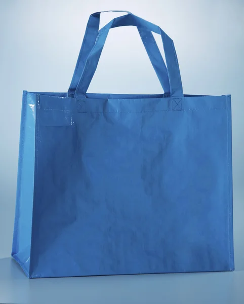 Blue recycle bag — Stock Photo, Image