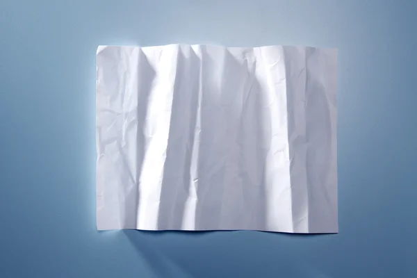 Pogniecione arkusz papieru — Zdjęcie stockowe