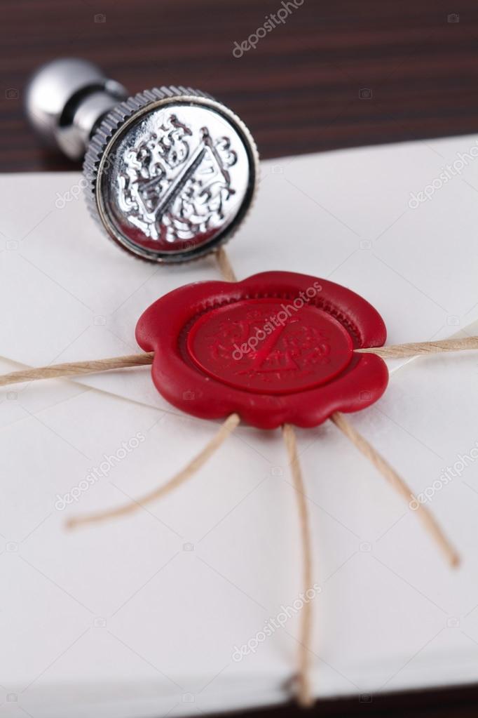 Wax sealed letter Stock Photo by ©eskaylim 65067319