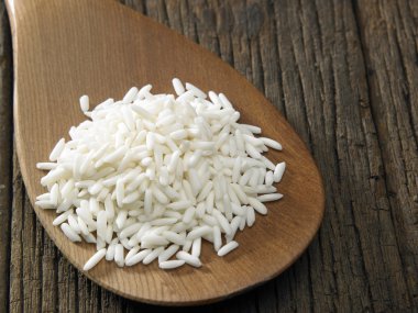 Kaşık yapışkan pirinç