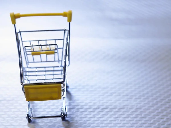 Close up of the shopping cart — Stock Photo, Image