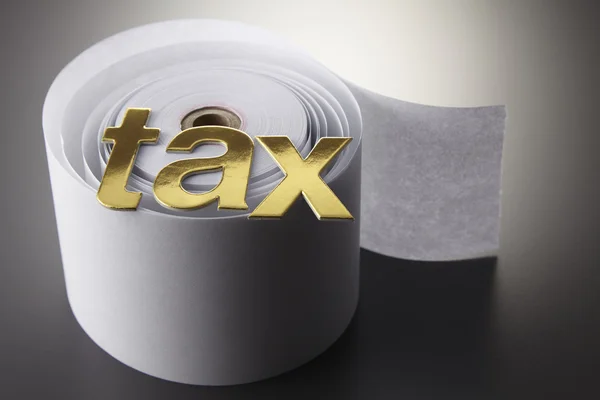 Conceptual shot about taxes — Stock Photo, Image